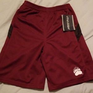 Junior size Montana Grizzlies shorts.